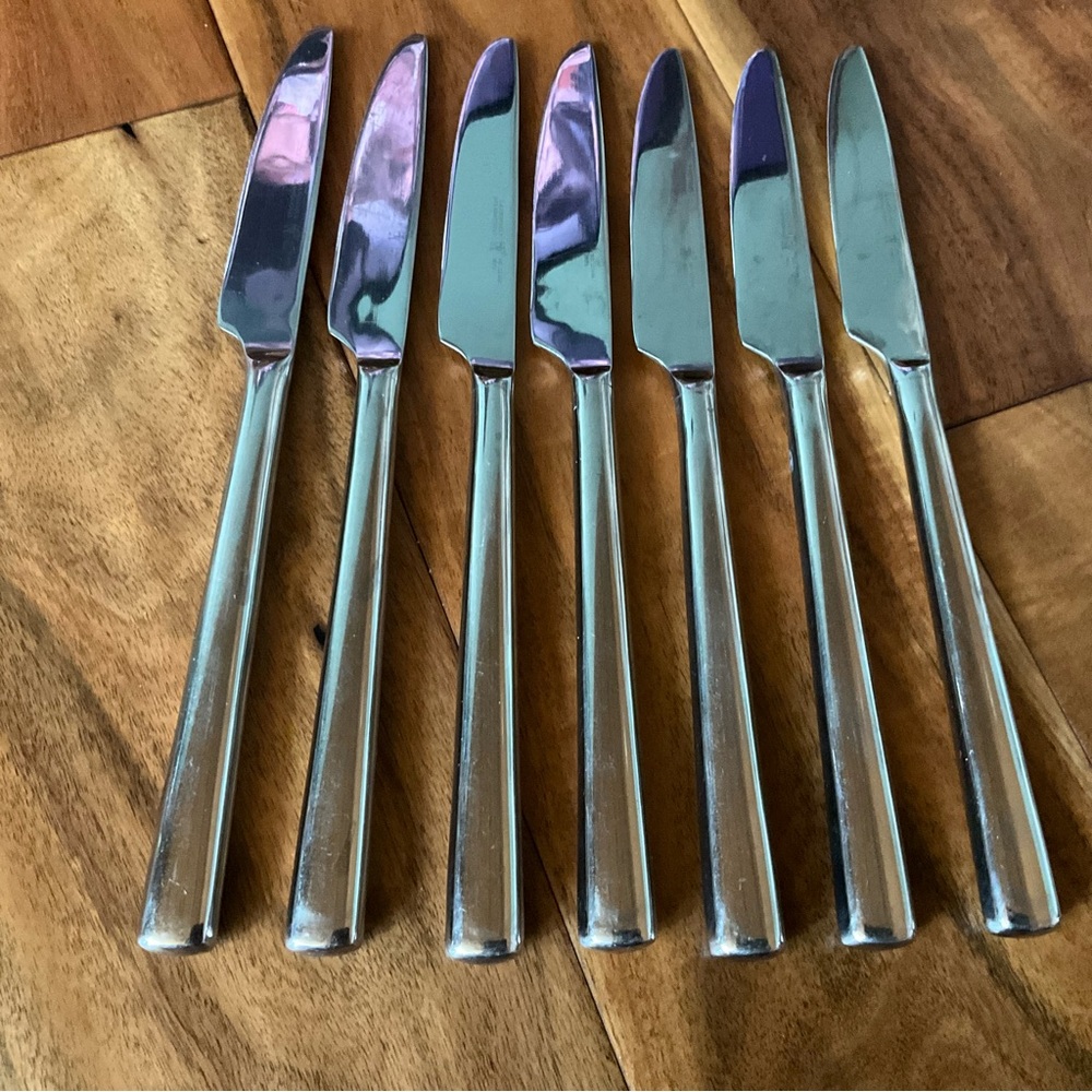 ✔️ JA Henckels PAVILLION 18/10 Stainless Flatware Dinner Knives Set of 7